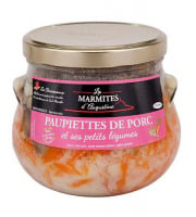 La Chaiseronne - PAUPIETTES DE PORC ET SES PETITS LEGUMES