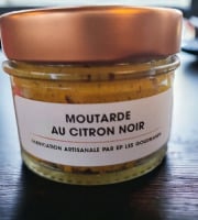 La table noire Eperluette - Moutarde au citron noir 100g