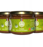La vallée des châtaigniers - lot de 3 pots Purée de châtaignes BIO Ardèche