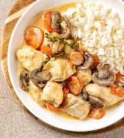 La Ferme de Franck et Blandine - Blanquette de veau de lait bio - Recette du Chef Etoilé Valentin LOISON