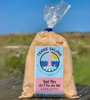 Rivesaline - Terre Saline - Sel fin espelette 125g