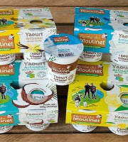 Ferme du Moulinet - 24*Yaourt fermier étuvé (ferme) au lait frais de nos vaches*125g - Nature, Vanille, Citron, Coco