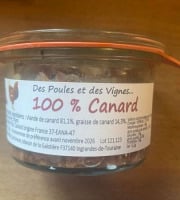 Des Poules et des Vignes à Bourgueil - Effiloché de Canard