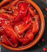 L'OLIVERAIE DU COUDON - Préparé de poivrons rouges braisés 350g