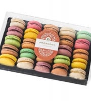 Invitation au Délice - Coffret Assortiment - 25 Macarons Classiques - Lot de 4