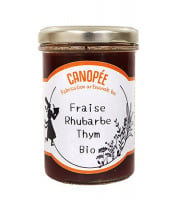 Biscuiterie des Vénètes - Canopée - Confiture fraise, rhubarbe et thym