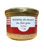 Ferme des Fabres, Vos Manges Gardiens - Rillettes de Canard au foie gras 200g
