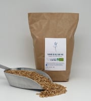La Ferme d'Autrac - Farine de Blé Dur Semi-complète BIO 1kg