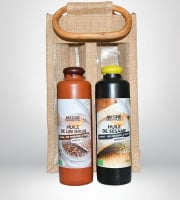 Adal Terra - Coffret cadeau - Coffret Huile de Lin et Sésame Biodynamique 2X200ml
