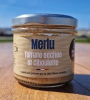 Famille Guezel - Rillette de poisson - Merlu tomate séchée et ciboulette - Les Breizh'illettes 90g