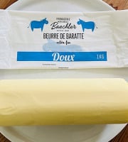 Ferme Sereine en Périgord - Beurre BAECHLER de Baratte – pasteurisé DOUX à 82% de MG - 1 kg - Extra fin