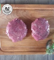 Ferme GAEC Côte Pardin - [SURGELE] 30-32 Beef Haché / Préparation Burger de Boeuf BIO Race Aubrac