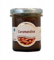 Les amandes et olives du Mont Bouquet - Caramandise 200 g - Pâte à tartiner caramel et amandes