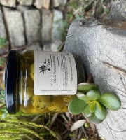 L'OLIVERAIE DU COUDON - Olives Vertes aux Herbes en pot  300gr