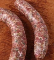 La Ferme du Louvier - Chipolatas oignon-persil 640g de porc élevé en plein air