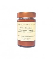 Secrets Incomparables - Pâte à Tartiner Noisette du Piémont IGP Chocolat Noir Croustillant 200g