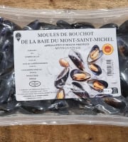 Saint Kerber - Cancale - Moules de bouchot AOP  barquette 1,4kg