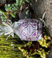 L'OLIVERAIE DU COUDON - BONBONS DE SUCRE CUIT FORME FLEUR SAVEUR VIOLETTE 150GR