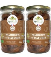 La vallée des châtaigniers - Lot de 2 pots Marron naturel BIO Ardèche 420gr