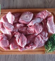 Ferme GAEC Côte Pardin - [SURGELE] 1 kg Blanquette de Veau BIO Race Aubrac