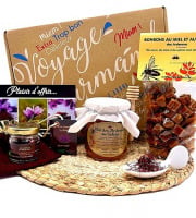Le safran - l'or rouge des Ardennes - Coffret cadeau " Douceurs de Miel "