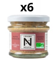 Caviar de Neuvic - Lot de 6 rillettes d'esturgeon fumé BIO