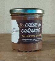 La Ferme des Ecureuils - Crème de châtaignes Bio au chocolat au lait – 220g