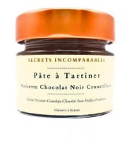 Secrets Incomparables - Pâte à Tartiner Noisette du Piémont IGP Chocolat Noir Croustillant 30g