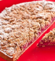 La Tarte Tropézienne - Crumble à la framboise