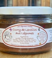 L'Arbocal - Curry de Lentilles aux Légumes - BIO - 450g