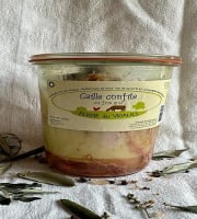 Ferme du Vidalies - Caille confite au foie gras 650g