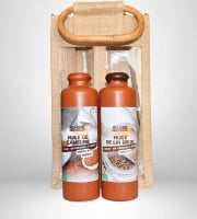 Adal Terra - Coffret cadeau - Coffret  de Cameline Bio et Lin Biodynamique 2X200ml