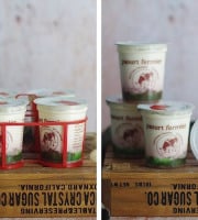 Ferme Chambon - Yaourts au Lait Cru de Vache et aux Fruits (Fraise) x8