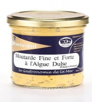 SARL Kerbriant ( Conserverie ) - Moutarde fine et forte à l'Algue Dulse - 180g