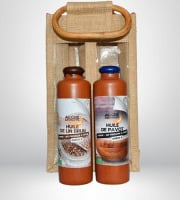 Adal Terra - Coffret cadeau - Coffret Huile de Lin et pavot 2X200ml