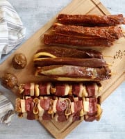 Ferme de Pleinefage - Colis Barbecue 100% Canard (4 Personnes) + 1  barquette de Rillettes De Canard Offerte
