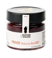 Le sentier des Bergers - Confiture extra de fraises Mara des Bois 1 x 200g