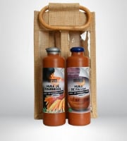 Adal Terra - Coffret cadeau - Coffret Huiles de Tournesol et Pavot Bio 2X200ml