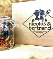 Nicolas & Bertrand - Pâte Fermière Fusilli, carotte, Tomate, Epinard - 5kg
