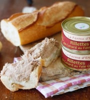 La ferme d'Enjacquet - Rillettes de Canard au Foie Gras 200g X10