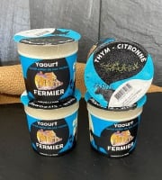 Ferme du Sire de Créquy - Yaourt Fermier - Thym Citronné x4