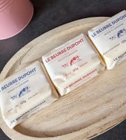 Le Beurre Dupont - Beurres TRIO doux  - demi-sel - SDG (3x125g)