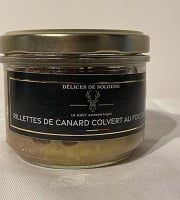 Délices de Sologne - Rillette de canard colvert au foie gras - 185g