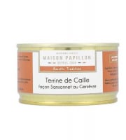 Maison PAPILLON - Artisan depuis 1955 - Terrine de Caille au Genièvre 130g