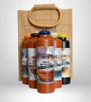 Adal Terra - Coffret cadeau - Coffret Découverte Huiles Gastronomiques Bio et Biodynamiques 6X200ml
