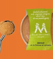 Eclat des cimes - Sorbet Abricot de la Drôme et romarin 440 ml