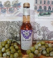 Cave Creuzet - Les Caves aux Caux - Pur jus de raisin pétillant 33cL - sans alcool - Lot de 12