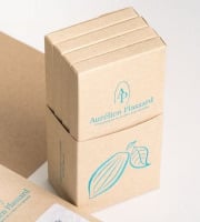 Aurélien Plassard Chocolatier - Coffret 4 tablettes - Origine noir et Lait