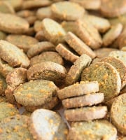 L'Atelier Contal - Paysan Meunier Biscuitier - Biscuits apéritifs Mimotilles - Mimolette et farine de lentilles vertes - 80g