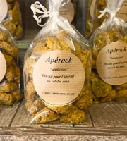 Piments et Moutardes du Périgord - Biscuit apéritif artisanal au sel des amis 200g
